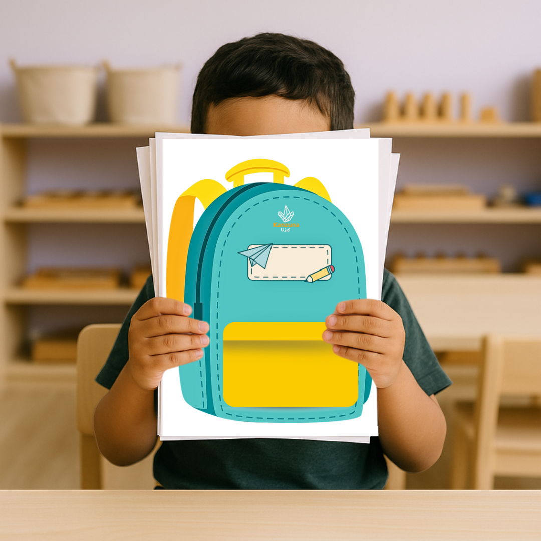 Mon Cartable à Remplir – Jeu sensoriel trilingue