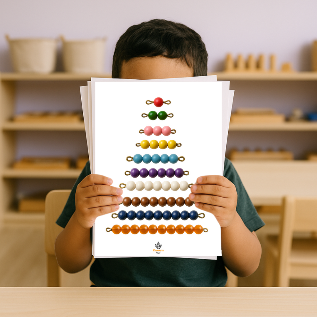 Perles Montessori 1-10 – Version PDF évolutive