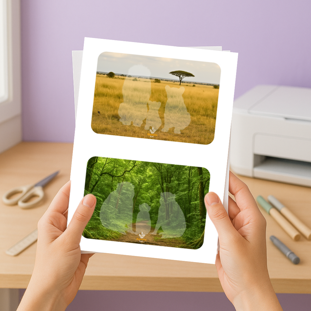 Familles et Maison des Animaux - support trilingue