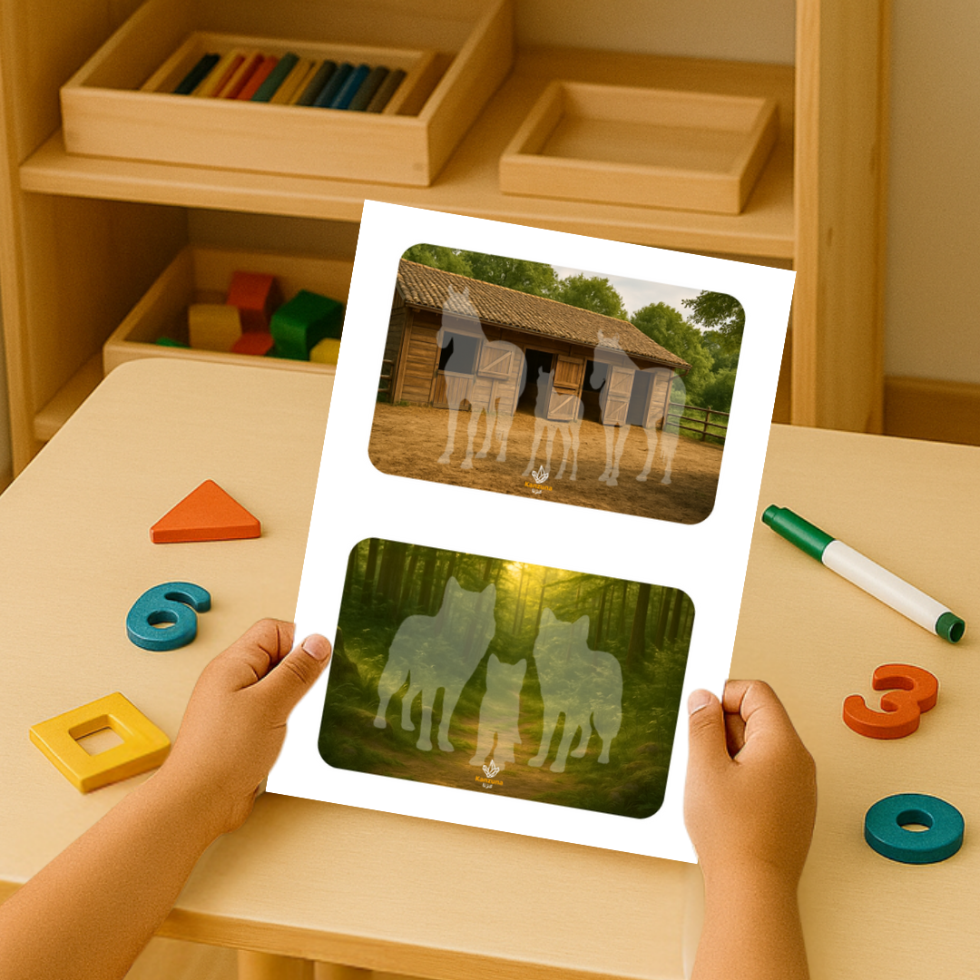 Familles et Maison des Animaux - support trilingue